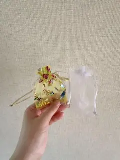【新品未使用】キラキラ小型巾着袋2個セット