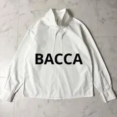 BACCA トゥモローランド ハイネック ブラウス シャツ 長袖 36 白