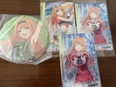 【学マス】学園アイドルマスター　一番くじ缶バ ウエハース2セット【紫雲清夏】