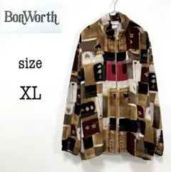 90s〜 bon worth botanical zip-up jkt