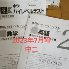 早稲田アカデミー ハイレベルテスト 中2 2023年度 全11回分‼️ 中学ハイレベルテスト | 模擬テスト | 教育開発出版株式会社