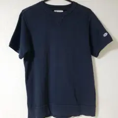 ヘインズ製Champion ネイビー ショートスリーブ Tシャツ Lサイズ
