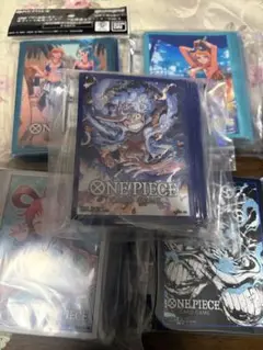 最終値下げ　新品未開封　ワンピースカード　公式スリーブ　5種セット