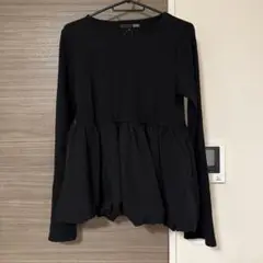 【美品】長袖 ペプラム