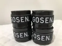 GOSEN グリップテープ 4個★迅速発送 黒色 ゴーセン マイバチ27