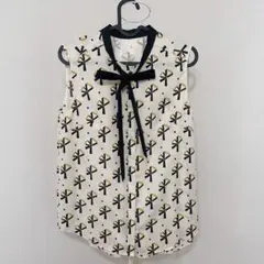 GRACE CLASS♡グレースクラス ボウタイ　リボン柄　ブラウス