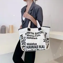 LOCO HAWAII　ロコハワイ　ロゴプリント　エコバッグ　ハワイ　アロハ