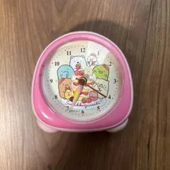 すみっコぐらし アラーム時計 ピンク