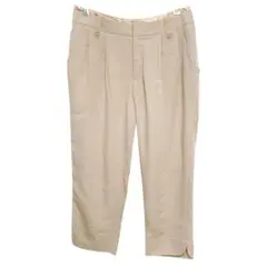エフデ テーパード パンツ クロップド レーヨン 上品 9号 きれいめ M 通勤