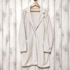 ESTACOT　エスタコット　(M)　コート　ストライプ