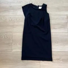 Simplicité 黒 ノースリーブワンピース