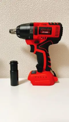 充電式 インパクトレンチ HY-480 マキタ18V 対応 コードレス 赤色