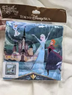 ファンタジースプリングス アナと雪の女王ハンドタオル