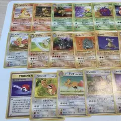 ポケカ旧裏第ニ弾ポケモンジャングル　コモン24枚セット