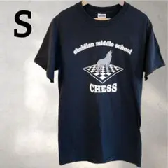 美品【S】Obsidian Middle School Chess Tシャツ　黒