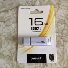 HIDISC 16GB USB2.0 メモリ