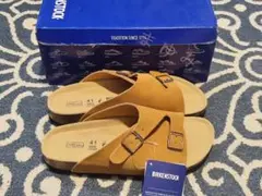BIRKENSTOCK チューリッヒ 41 ベージュ スエード サンダル