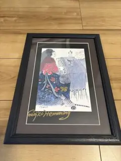 【真作】　美品　フジコヘミング　くりくり　AP Yahoo!オークション -「フジ子ヘミング」(シルクスクリーン