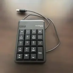 エレコム ELECOM USB テンキーパッド メンブレン ブラック