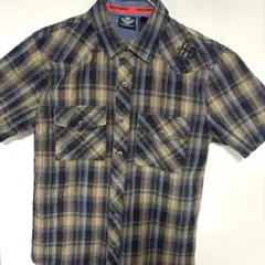 Harley-Davidson 半袖チェックシャツ　size M