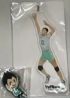 ハイキュー　金田一勇太郎　アクリルキーホルダー ラバーストラップ　２点セット