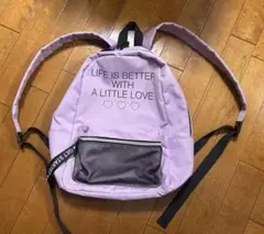 子供用リュック　パープル　女の子