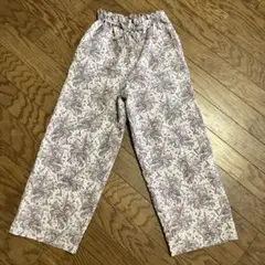 petit main 130 ペイズリー柄ロングパンツ