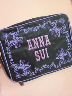ANNA SUI 蝶刺繍ポーチ　iPadケース　マルチケース