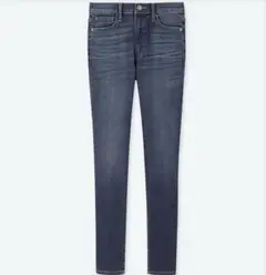 ユニクロ　ハイライズスキニーデニム 25インチ　67 BLUE 丈標準70cm