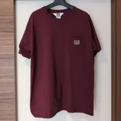 BEN DAVIS バーガンディ Tシャツ Lサイズ