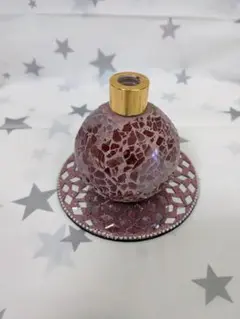 モザイクデザイン ガラスボトルとトレイ