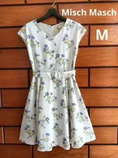 Misch Masch 　美品　フラワープリント ワンピース M　クリーニング済
