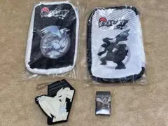ポケモン ブラック・ホワイト ポーチ　消しゴム　ゼクロム　レシラム