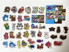ガチャガチャ　たべっ子どうぶつ　フレークシール