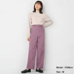 GU コーデュロイストレートパンツ Sサイズ