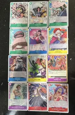 ワンピース カードゲーム トレーディングカード 12枚