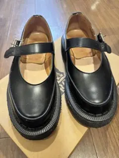 ⭐️極美品⭐️　ジョージコックス　コムデギャルソンガールズ　メリージェーン　黒 ⭐️極美品⭐️ ジョージコックス コムデギャルソンガールズ