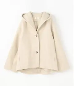 DES PRES フーテッドショートコート
