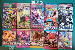 ポケモンカード 絶版パック入り未開封パック10種類10パックまとめ売り㊿