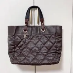 CHANEL シャネル パリビアリッツ MM ダークブラウン