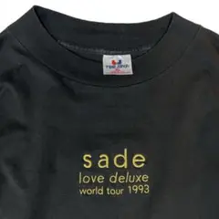 Vintage Sade love deluxe world tour ロンT