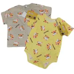 新品　綿100% 兄弟姉妹　お揃いセット　80 95 Tシャツ　ロンパース