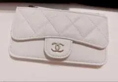 CHANEL シャネル マトラッセ ミニ財布 ホワイト ココマーク 新品 未使用