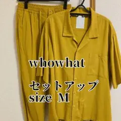 whowhat フーワット　セットアップ　シャツ　パンツ