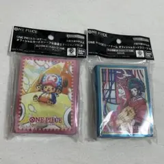 【新品未開封】 ワンピース オフィシャルカードスリーブ2種 光月日和 チョッパー