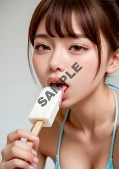 【一点モノ】AI美女グラビアポスター　(A4サイズ) まとめ買いがお得！