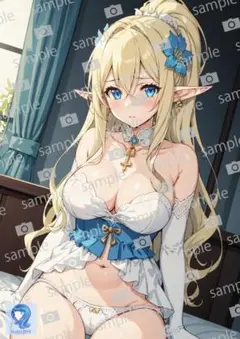 【まとめ買い割引対象】0019　アートポスター　A4サイズ　美女