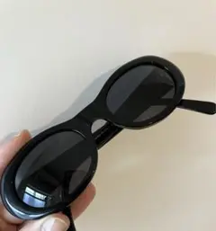 ブルガリ　BVLGARI サングラス　オーバル ブラック
