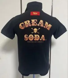 CREAM SODA クリームソーダ　ポロシャツ S ブラック