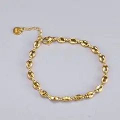 【希少品】18 K金コーヒー豆シンプルブレスレットファッションのブレスレット55